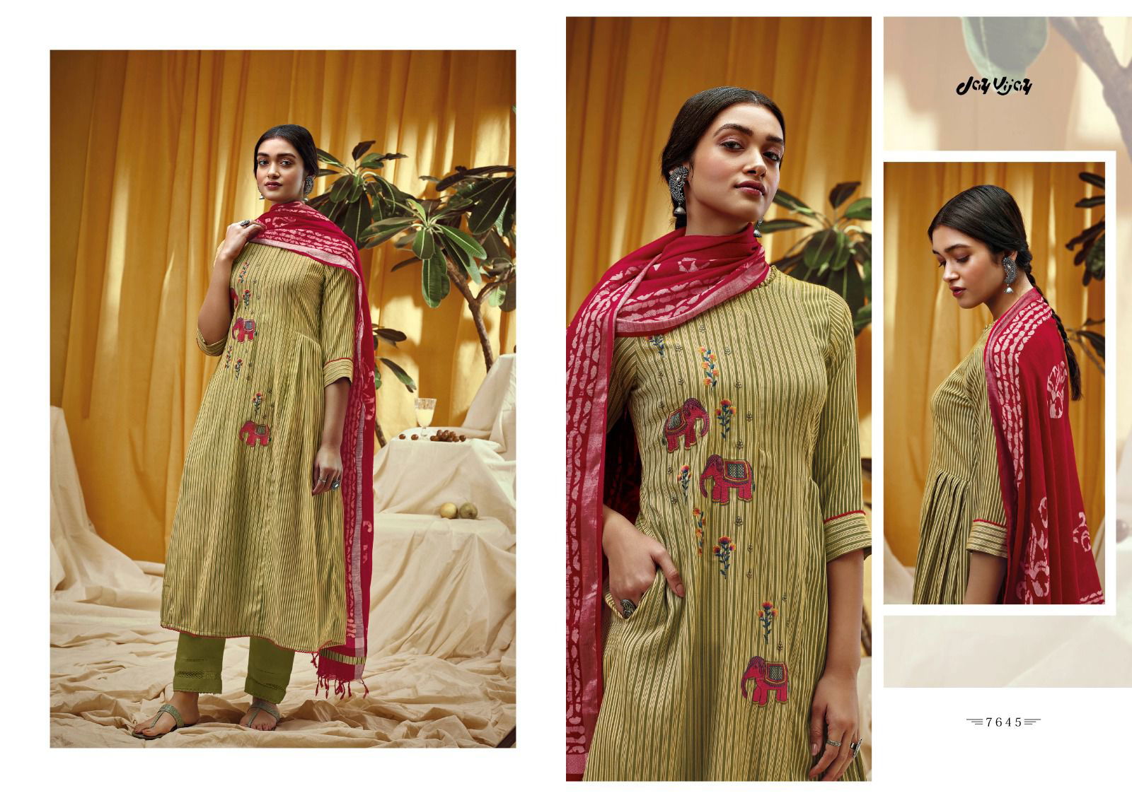 Jay Vijay Numaish Cotton Designer Salwar Suit Collection
